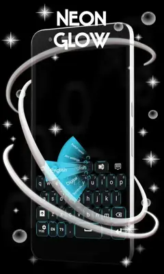 Neon Glow GO Keyboard android App screenshot 3